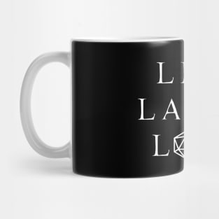 D20 Live Laugh Love Mug